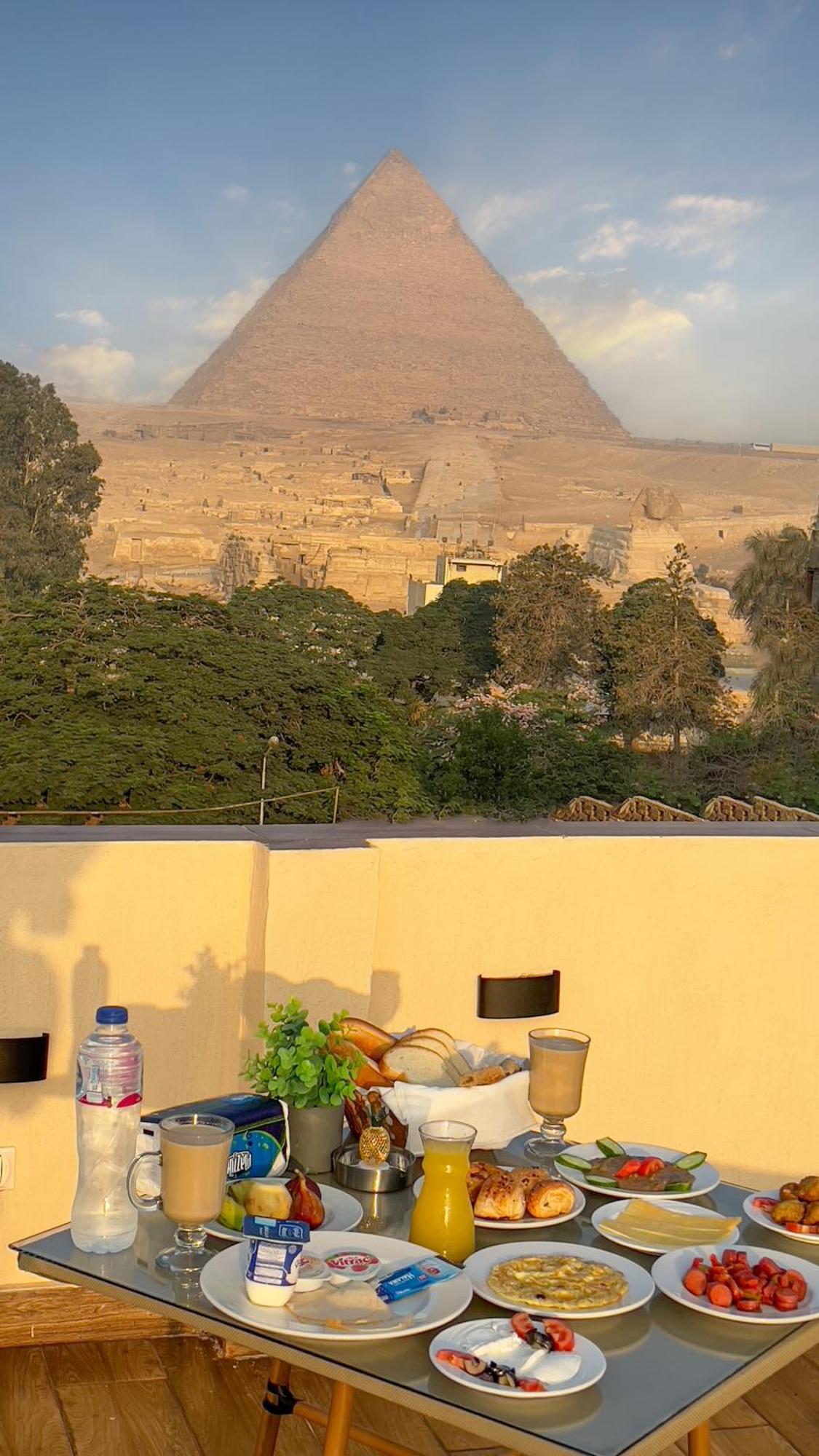 Pyramids Vista Inn Kafrat al Jabal Exterior foto